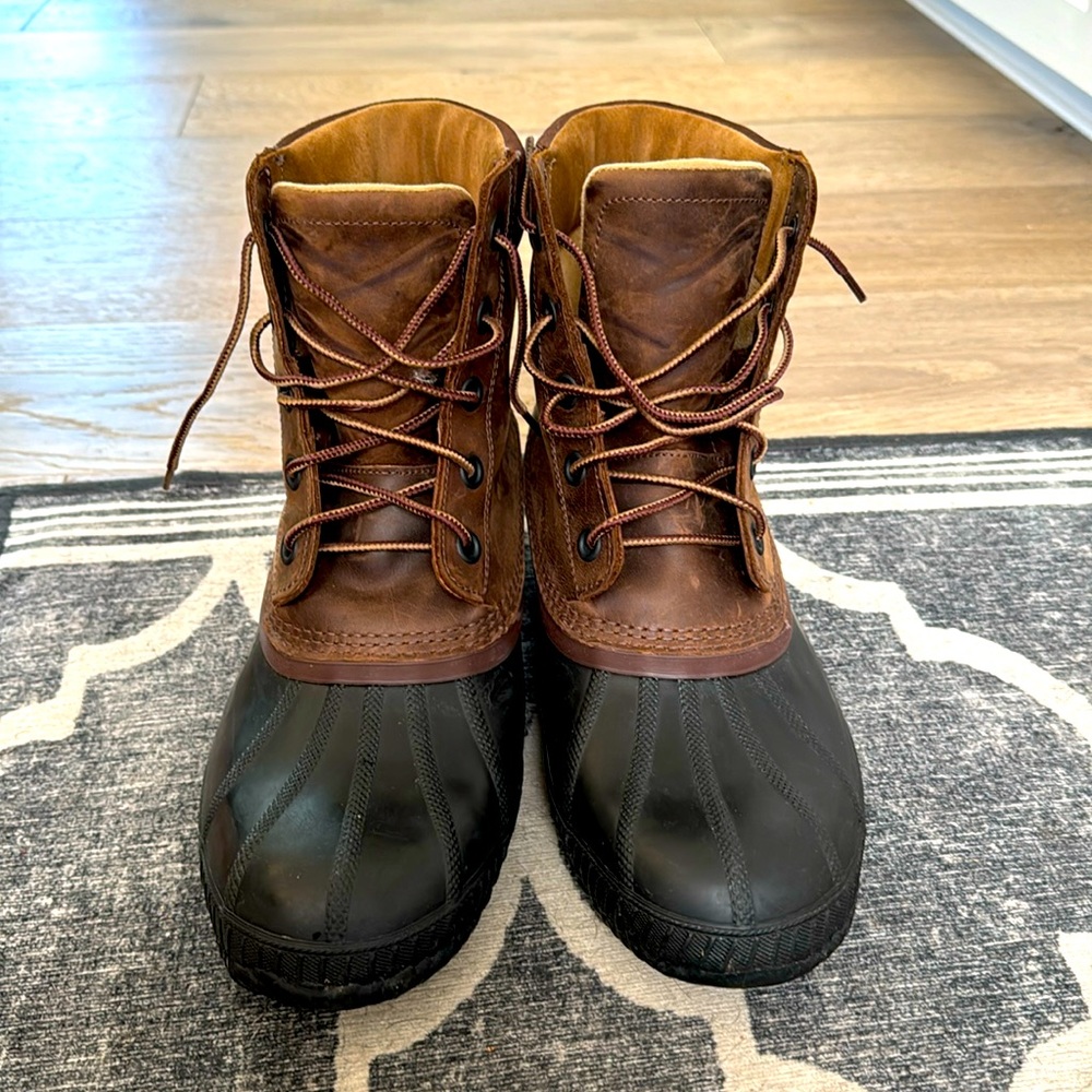 Sorel Cheyanne II Lace Up Waterproof Leather Boot Mens 11.5 NM2575-259 used